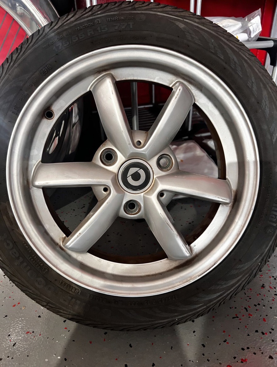 smart fortwo OEM Wheels - 451 model - set of 4 - Take Offs