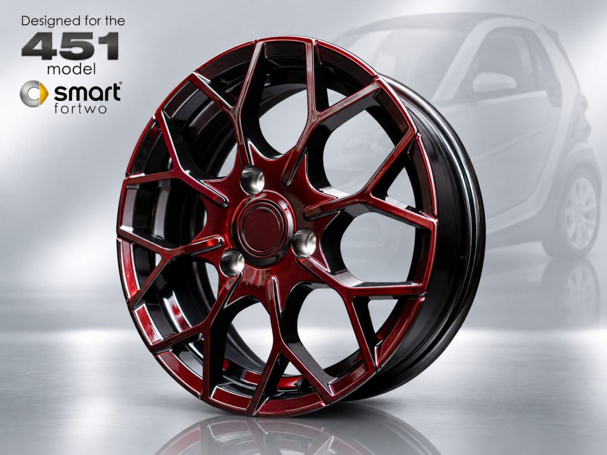 smart fortwo Custom Wheels - 451 Model - KUHLFX - Estremo Nero - Single Wheel - 15x5"
