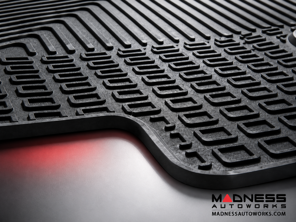 smart fortwo Floor Mats - 453 model - All Weather - Rubber - Deluxe Version