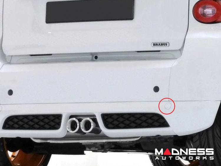 Smart Fortwo 451 BRABUS-Style Front Bumper Canards