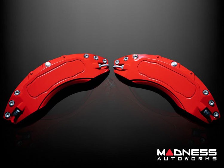 smart fortwo Front Caliper Covers - 451 model - Red