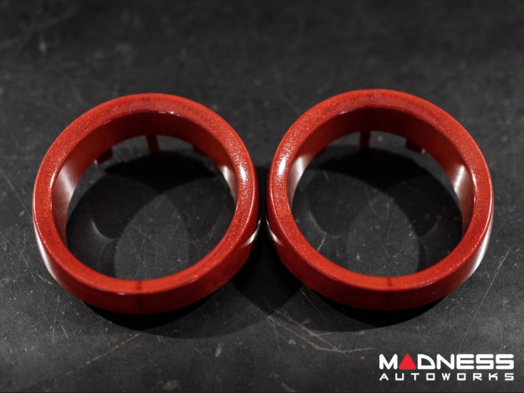 smart fortwo Instrument Trim - Pod Trim Rings - 451 - Red