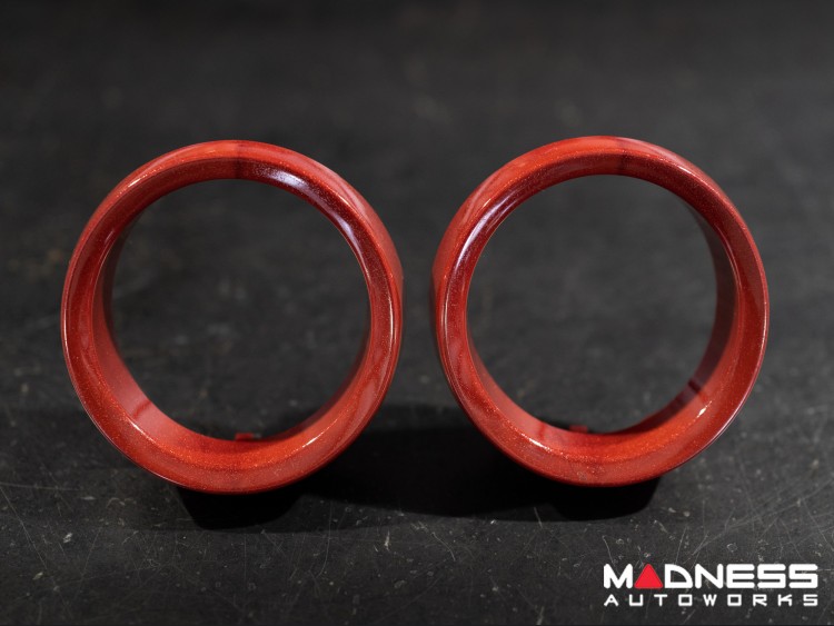 smart fortwo Instrument Trim - Pod Trim Rings - 451 - Red