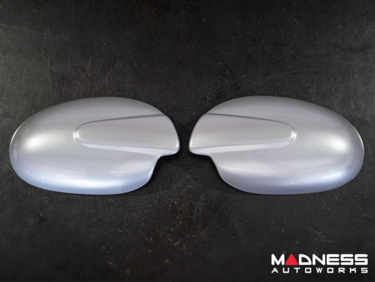 smart Roadster Mirror Covers - S-mann - Silver