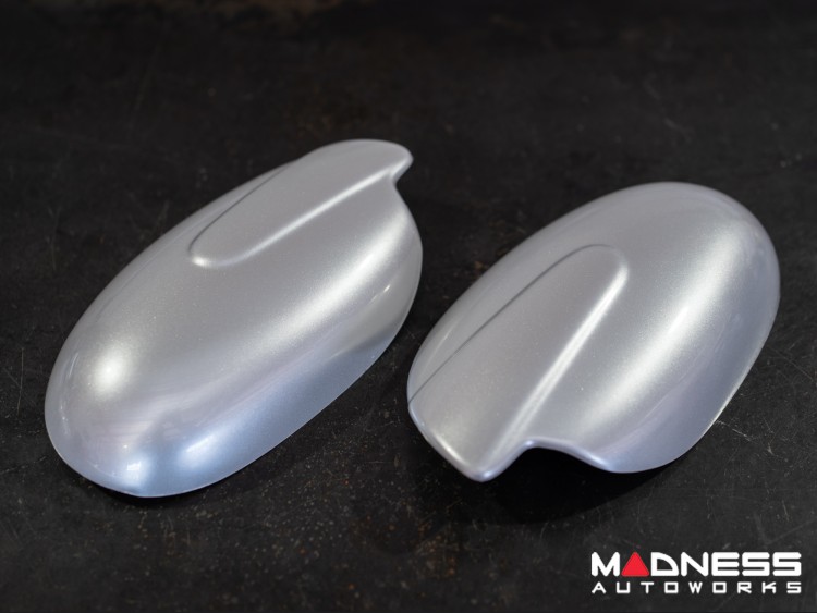 smart Roadster Mirror Covers - S-mann - Silver