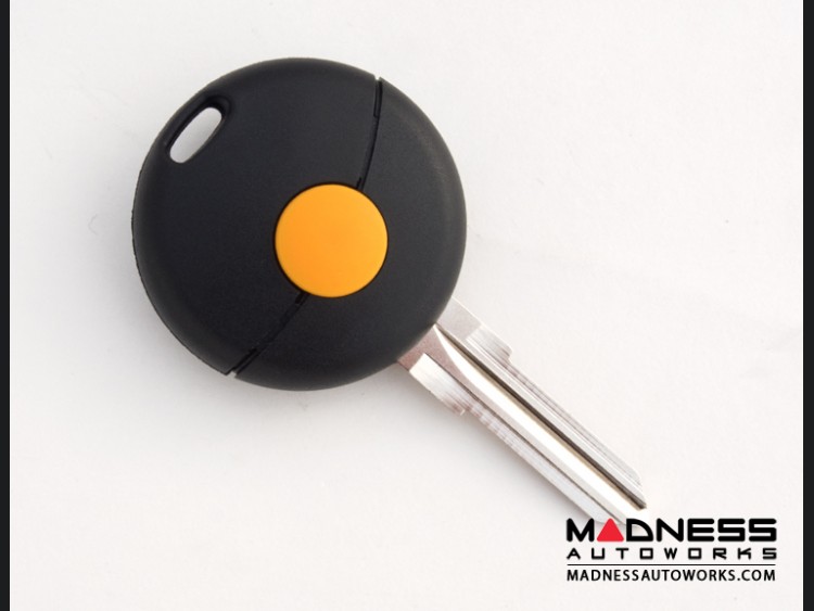 smart fortwo Key Fob Replacement Part - Black Key + Case - 450 Model - 1 button