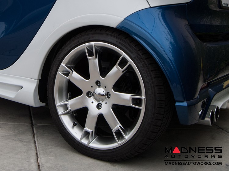 smart fortwo Fender Flare Set Front & Rear 453 model Gloss White