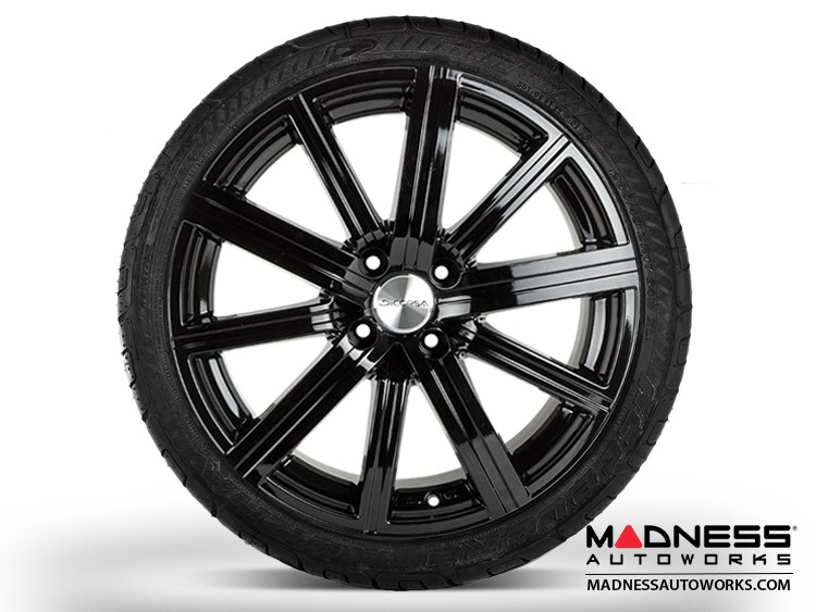 smart fortwo Custom Wheel/ Tire/ Sensor Package - 453 model - llusion - Custom Gloss Black Finish - 17"