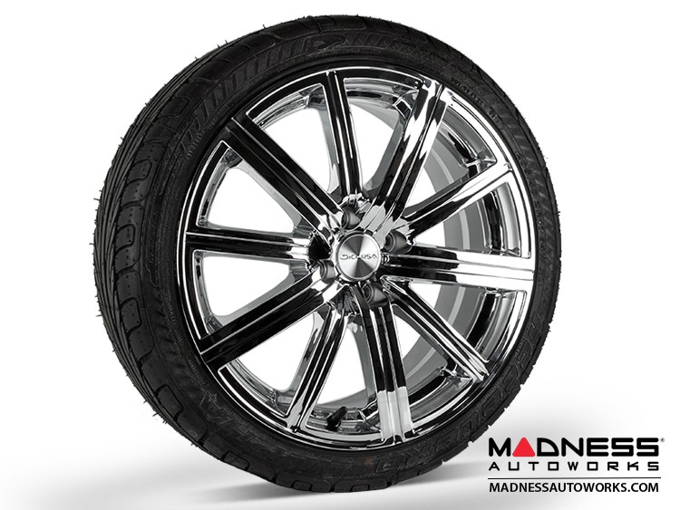 smart fortwo Custom Wheel/ Tire/ Sensor Package - 453 model - Illusion - Custom Chrome Finish - 17"