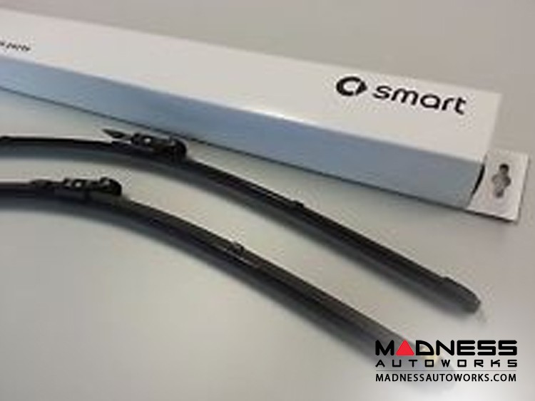smart fortwo Windshield Wipers - 453 Model - Front Set (2) - Genuine smart