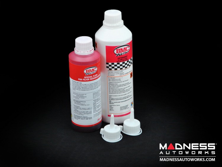 BMC Filter Cleaning Kit - Complete Washing Kit (Detergent + Oil Bottle)
