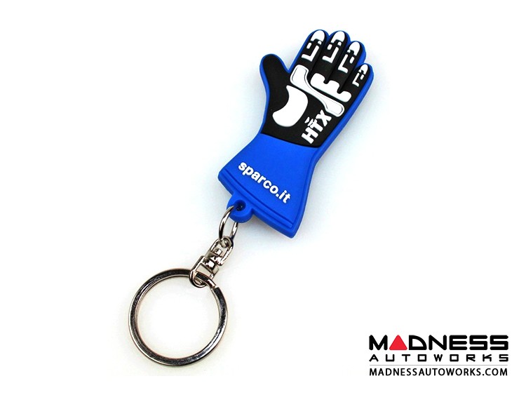 Keychain - Sparco - Blue Rubber Glove