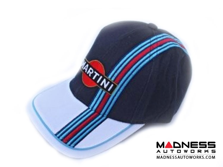 Cap - Martini Racing - Navy Blue/ White w/ Racing Stripe