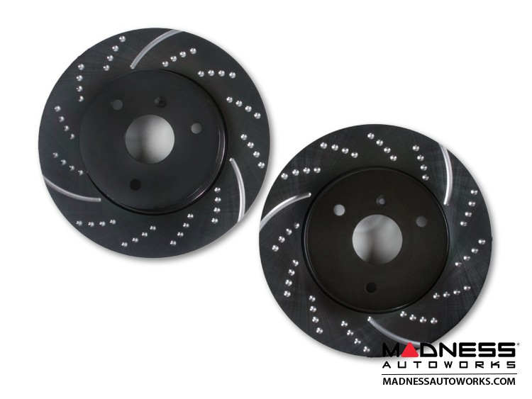 smart fortwo Brake Rotors - 451- EBC - Slotted/ Dimpled - GD Sport