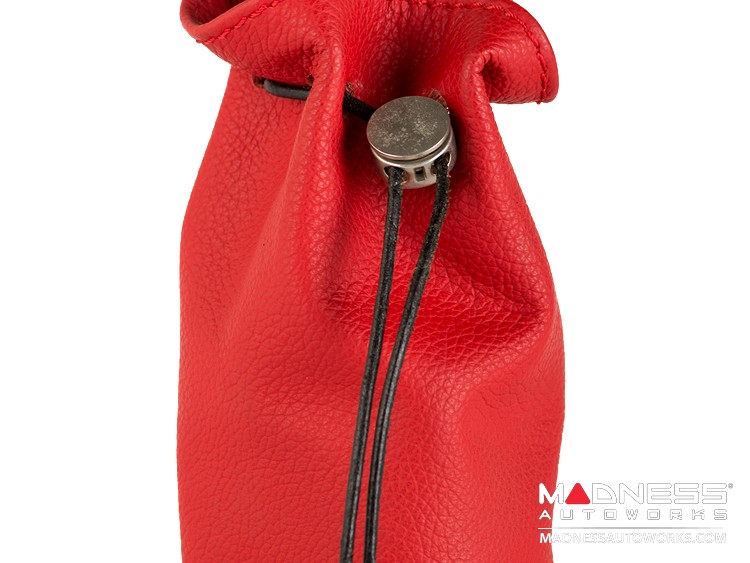 Pochette - Red Leather w/ Red Stitching