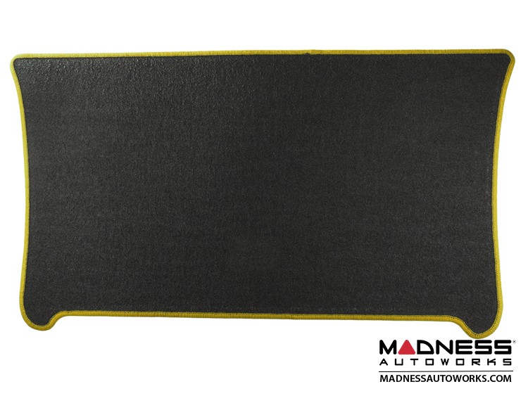 smart fortwo Floor Mats + Cargo Area Liner Set - 453 model - Carpet w/ Yellow Binding 