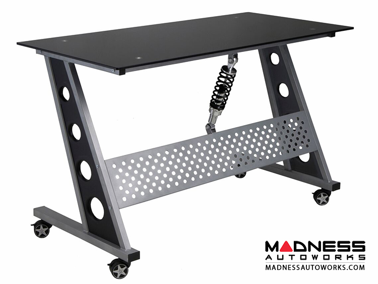 Race Car Style Desk Monza Black SMART MADNESS Auto Parts and