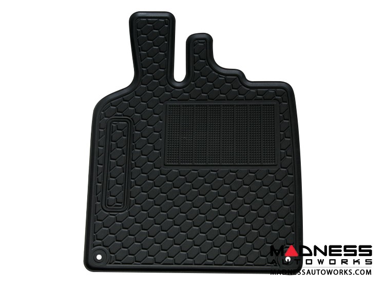 smart fortwo Floor Mats - 451 model - All Weather - Rubber - Deluxe Version