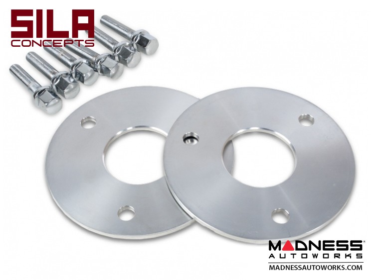 smart fortwo Wheel Spacers - 450/ 451 - 5mm - SILA Concepts - w/ bolts