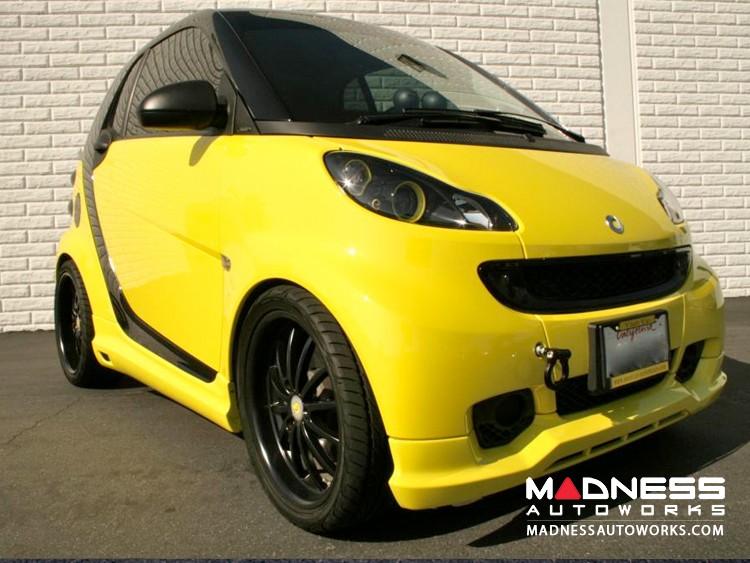 smart fortwo Body Kit - 451 Cabrio Model - S-Mann - Complete Kit - Silver  Finish