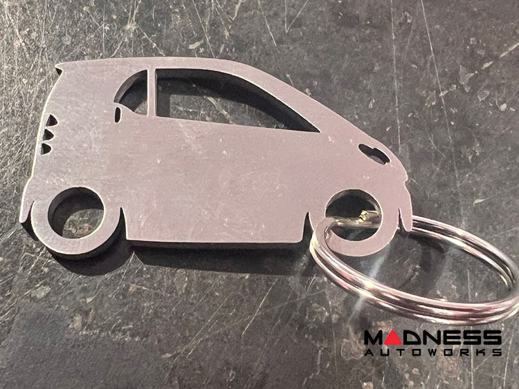 smart fortwo Keychain - Silhouette Design - V1