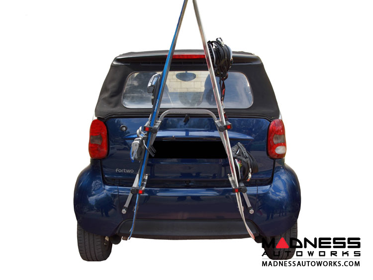 Smart Train Bike Racks smart fortwo Bike Rack (451 Model) Add On Arms - Black (set of 4), S42-SSAB