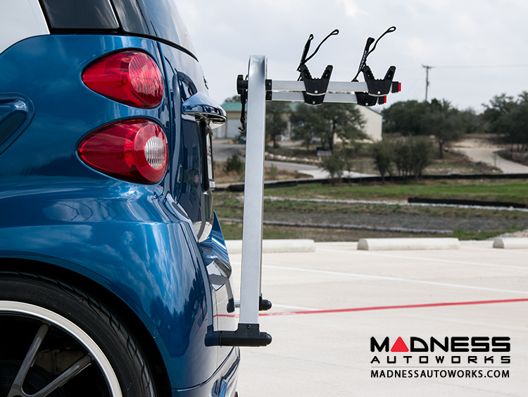 Svlr Rack smart fortwo Bike Rack - 451 model - Silver, RB-451-SLVR