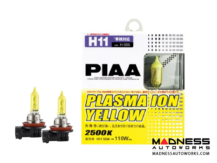 smart fortwo Light Bulb Set - 451 model - H11 Plasma Ion Yellow - PIAA 